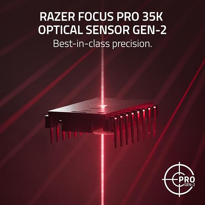 Razer Viper V3 Pro Wireless Esports Gaming Mouse: Symmetrical - 54g Lightweight - 8K Polling - 35K DPI Optical Sensor - Gen3 Optical Switches - 8 Programmable Controls - 95 Hr Battery - Faker Edition