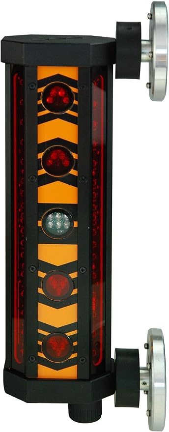Johnson Level & Tool 40-6791 Machine Mountable 360 Degree Detector with Clamp and Magnet, 360°, Red Beam, 1 Laser Detector