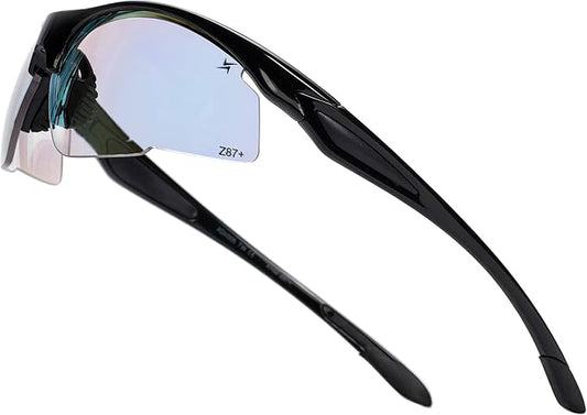 X Power Photochromic Lenses Safety ANSI Z87+ Impact Resistant Polycarbonate Lens & Frame
