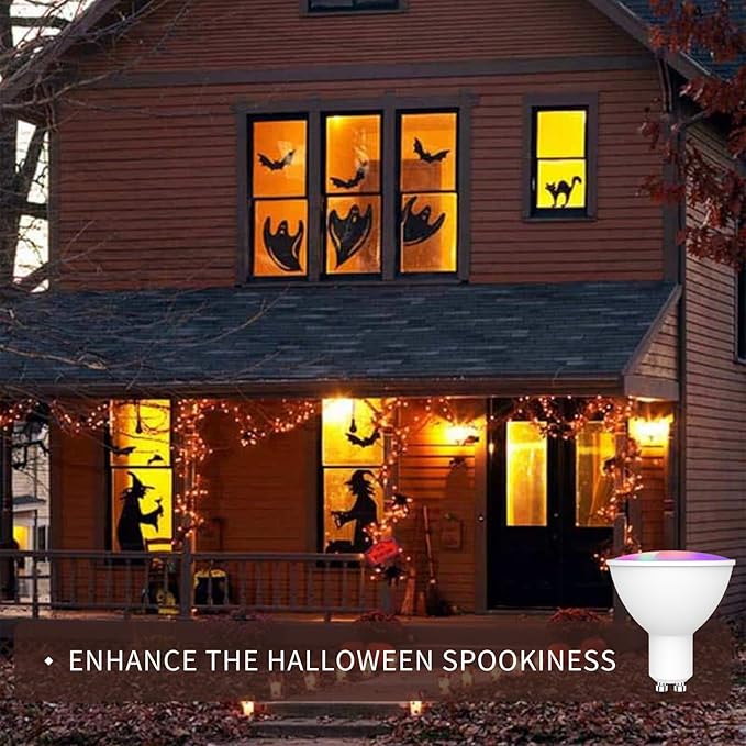 Tuya Smart GU10 Light Bulb,WiFi(2.4G),300 Lumens Dimmable LED Light Bulbs, Color Changing & Tunable White (2700K-6500K), Works with Alexa, Google Home & Smart Life App, No Hub Required(4Pack)