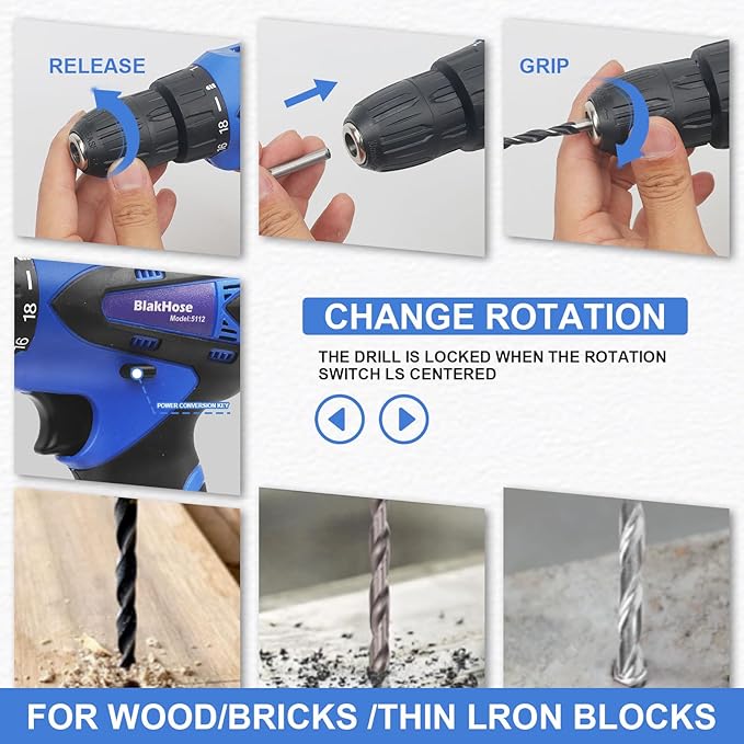 Tool Set- Tool kit with 12V Cordless Power Drill,261 Piece Tool Box with Drill,Home Tool Kits for Men Women,Hand Repair Tools Sets for Garden Office House Repair DIY