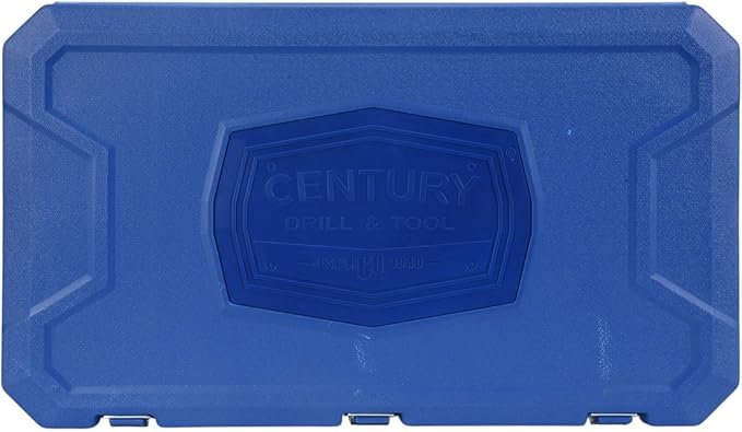 Century Drill & Tool – 98958 Carbon Steel Fractional Tap and Die Set, 58 Piece Tool Set – Tool Kit for Hand Cutting Applications, Construction