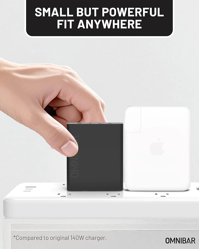 140W USB C Charger, 4-Port GaN Foldable Fast Wall Charger,100W Laptop Fast Charger Adapter for MacBook Pro 16 14 Mac Air 15 13 inch,iPad Pro,iPhone 16/Pro,Dell XPS 13,Note 20/10+,Samsung,Pixel etc