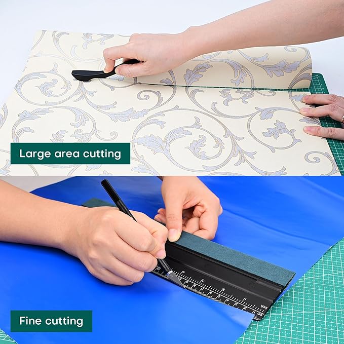 NEWISHTOOL Wallpaper Kit Wallpaper Smoothing Tool with Squeegee Smoother, Seam Roller, Wallpaper Brusher, Wallpaper Stripper, Sticker Scraper for Applying Peel and Stick Wallpaper, Vinyl Backsplash