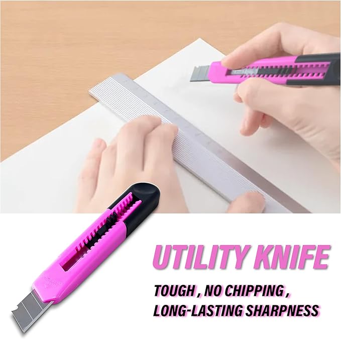 SOLUDE Pink Tool Set,102-Piece Home Pink Tool Kit for Women with Storage Case, Basic Household Tool Set for Apartment,Office,College Dorm & DIY Projects