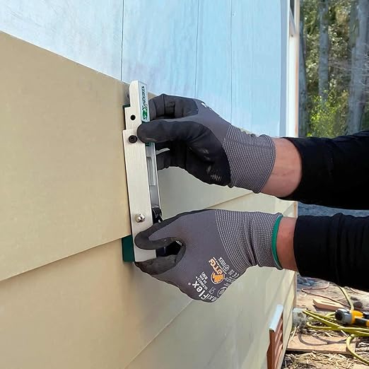 PacTool Gecko Gauge, The Original Home Siding Installation Kit - For Use with 5/16 Inch Fiber Cement Siding and James Hardie Siding, Includes 2 Gecko Gauge Clamps