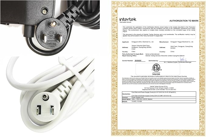 25FT Surge Protector Power Strip Extension Cord with USB C, Asamoom Flat Plug Power Strip with Long Cord, 8 Outlets and 4 USB Port,1700J Surge Protector for Home Office White, ETL Listed