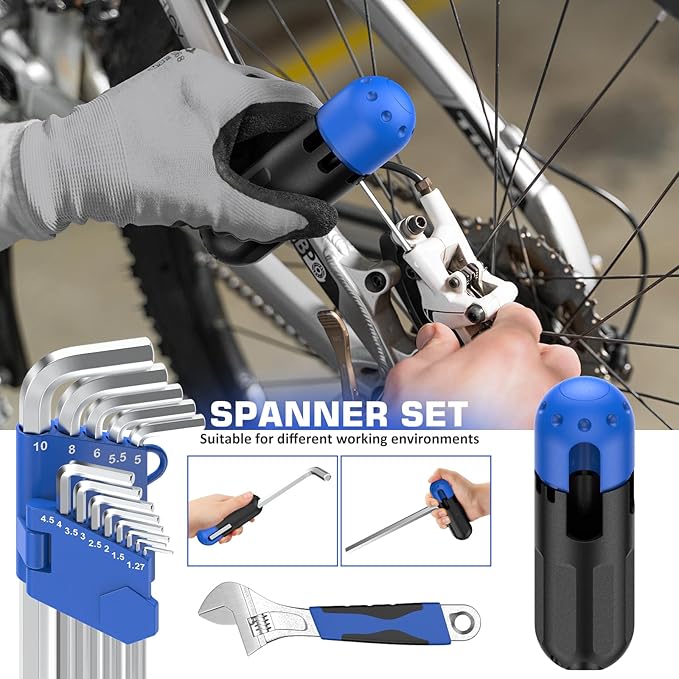 326-PCS Home Tool Kit - Portable Basic Home Repair Tool Set - General Complete Household Outils Box with Hot Glue Gun & Drawer Storage Case for Men Women Homeowner Diyer Handyman