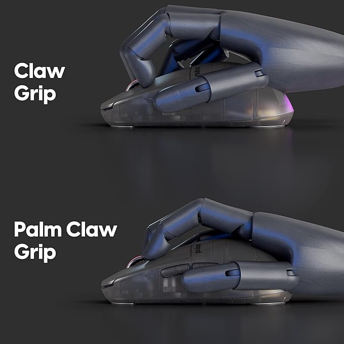 Pulsar Gaming Gears - Super Clear Limited Edition: X2H Mini Wireless Gaming Mouse, Symmetrical, Ultra Lightweight 1.83 oz (52g), PAW3395 26k DPI, Optical Switch (Mini, Clear Black)