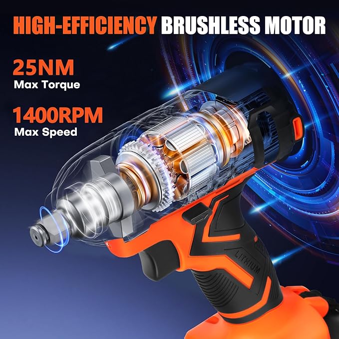20v Drill Driver Set,Cordless Drill with Battery and Charger,LED Tools Kit,25+1 Torque Setting and 43pcs Bits