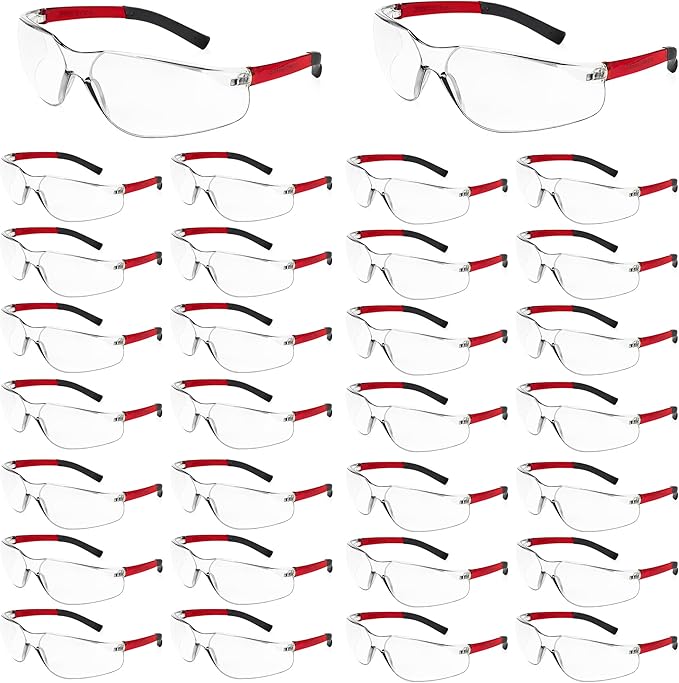 Safety Glasses for Men Women ANSI Z87.1 Safety Glasses Bulk Protective Eyewear Scratch-Resistant