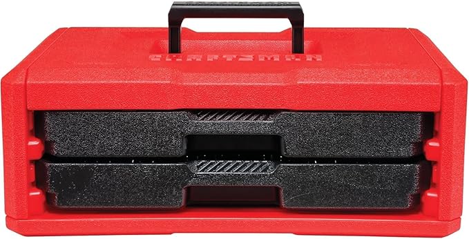 CRAFTSMAN Mechanics Tool Set, 256-Piece Hand Tool and Socket Set with 2-Drawer Tool Box (CMMT45256)