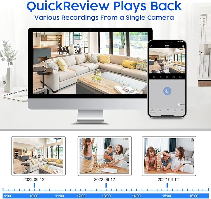 8CH 1080P Wired Security Camera System with 2TB Hard Drive, 5MP Lite CCTV DVR 8 Channel and 8 x 1080P Surveillance Cameras Outdoor Indoor with Night Vision, Weatherproof, Easy Remote Access