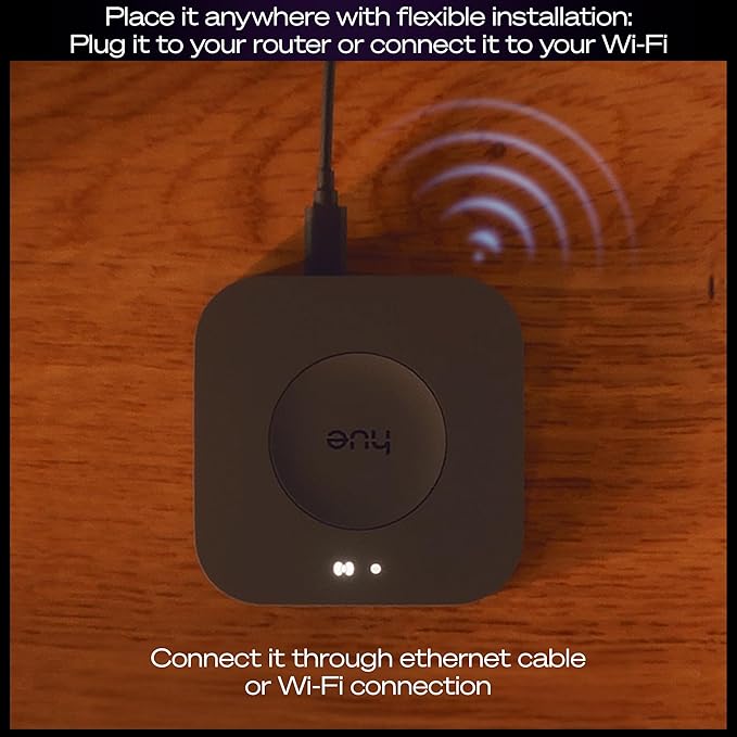 Philips Hue Bridge Pro, Smart Light Hub, Wireless, Advanced Encryption, Supports 150+ Lights & 50+ Accessories, Works with Apple Home, Alexa, Google, Samsung SmartThings