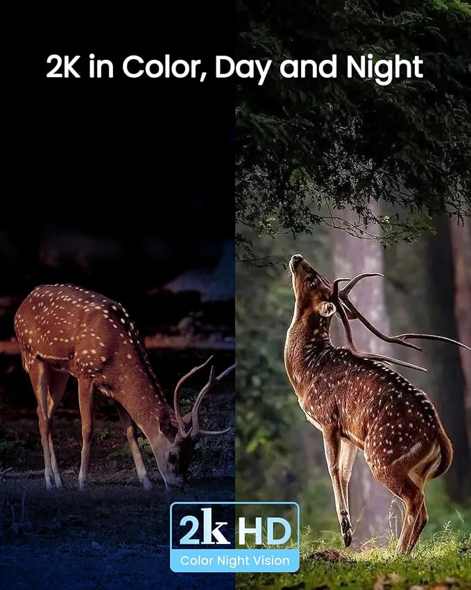 ANRAN 4G LTE Cellular Solar Security Camera Wireless Outdoor, 2K No WiFi Solar Powered Security Camera, 2 Way Audio, Smart Motion Detection, Color Night Vision, IP66, White (32GB & SIM Card Included)