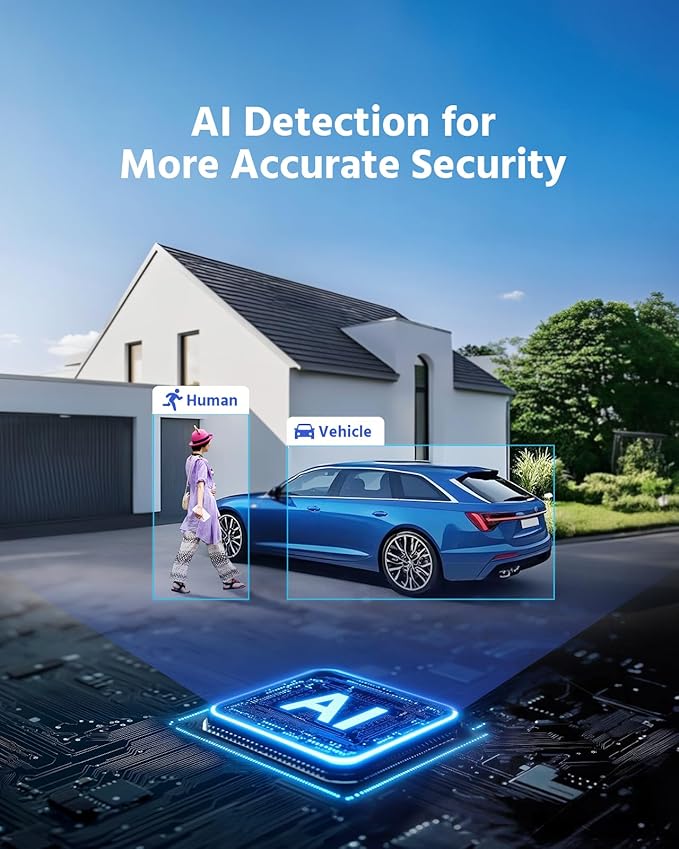 ANNKE H500 5MP PoE Security Camera System w/ 6MP 8 Channel NVR, 8 X 5MP Turret IP Cams, Support RTSP, 24-7 Hour Audio Recording, 100 FT EXIR 2.0 Night Vision, IP67 Weatherproof, Built-in 2TB HDD