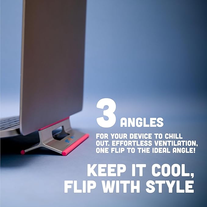 Steepy Adjustable Laptop Riser Portable and for Desk - 3 Heights Computer Stand