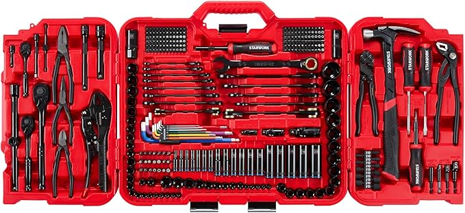 TRUE MECHANIC 306-Piece Mechanics Tool Set and Socket Set, Comprehensive Tool Kit, Automotive Repair Tool Set, Professional