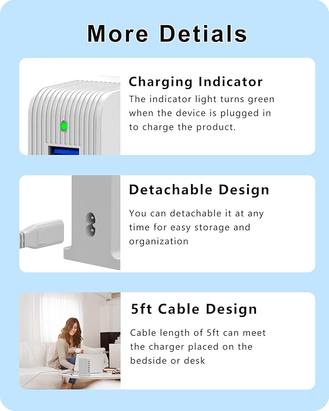 USB Charging Station - Multiport USB Charger Hub,6 Port Charger Tower for iPhone 15/14/13/12, iPad, Samsung Galaxy, Google Pixel,HTC, and Multiple Devices (white-50W)