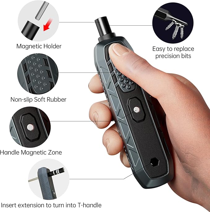 Precision Screwdriver Set with 21 Kinds of 160 Magnetic Bits, JAKEMY Multi-Bits Professional Laptop Screwdriver Repair Kit for Most Electronic Devices, Watch, Xbox, Console, Glasses, Doorbell, DIY