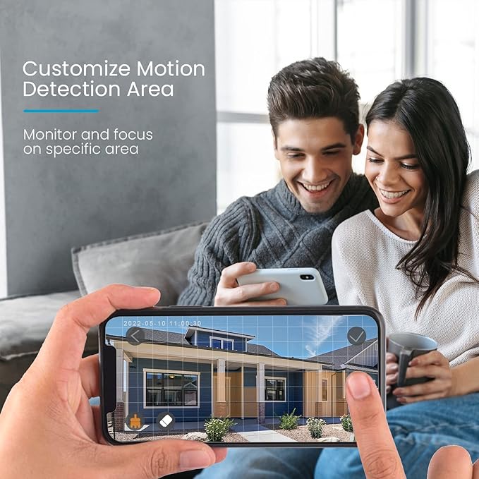 2K Solar Camera Security Outdoor with Spotlight & Siren, AI Detection Wireless Cameras for Home Security, 3MP Color Night Vision/2-Way Talk/Compatible with Alexa