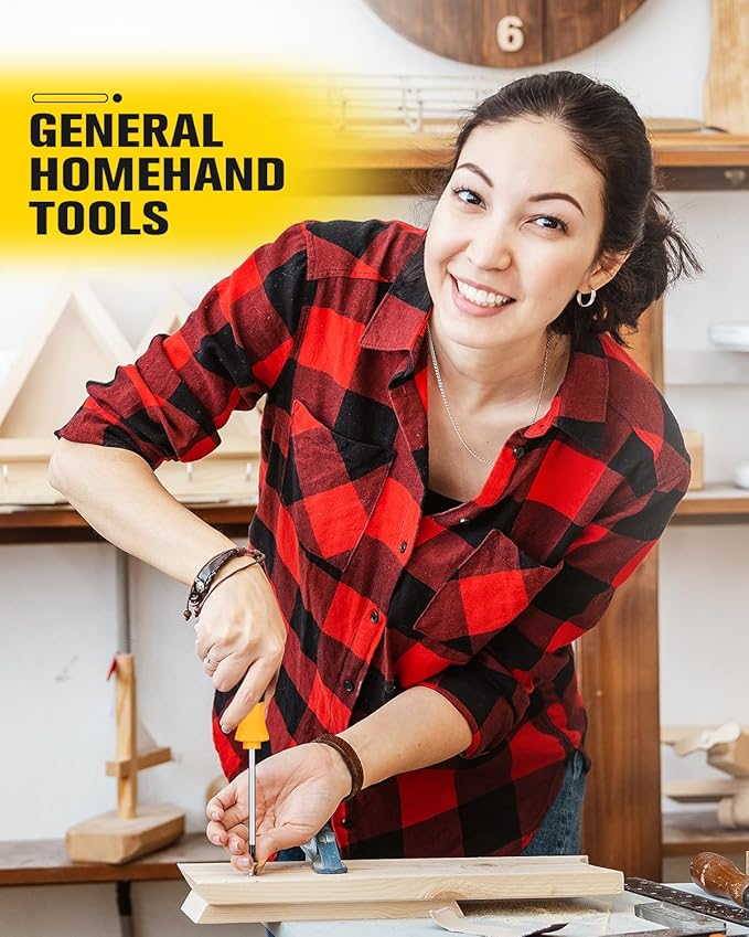 13pcs General Household Tool Set, Includes Precision Screwdrivers, Hex Key, Crosshead Screwdriver, Flat-head Screwdriver, Suitable for Daily Use