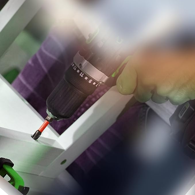 Impact #2 Phillips Screwdriver Bit Set, 10 Pieces 2” S2 Steel Magnetic PH2 Tips Driver Power Bit Set with Organizer Case