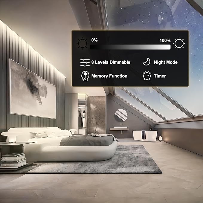 COB LED Strip Lights 5760LEDs, 40FT 4000K Dimmable Daylight Bright LED Lights for Bedroom Counter Under Cabinet Kitchen