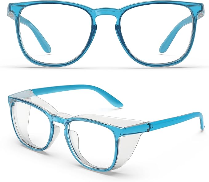 Stylish Safety Glasses, Clear Anti-Fog Anti-Scratch Protective Glasses For Men And Women