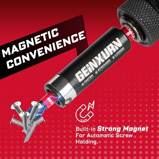 30Pieces Magnetic #2 Phillips 1 in. Hex Anti-Slip Screwdriver Bits, 1/4 Inch Hex Shank Impact Tough PH2 Cross Screwdriver Bits Set