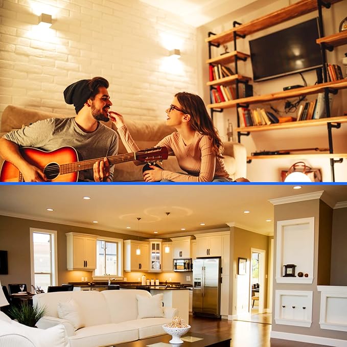 A19 16-Pack LED Light Bulbs, E26 Base 75W Equivalent 950lumens 2700K Warm Soft White Light, Non-Dimmable 9W 25000Hrs Indoor (A19 Count of 16)