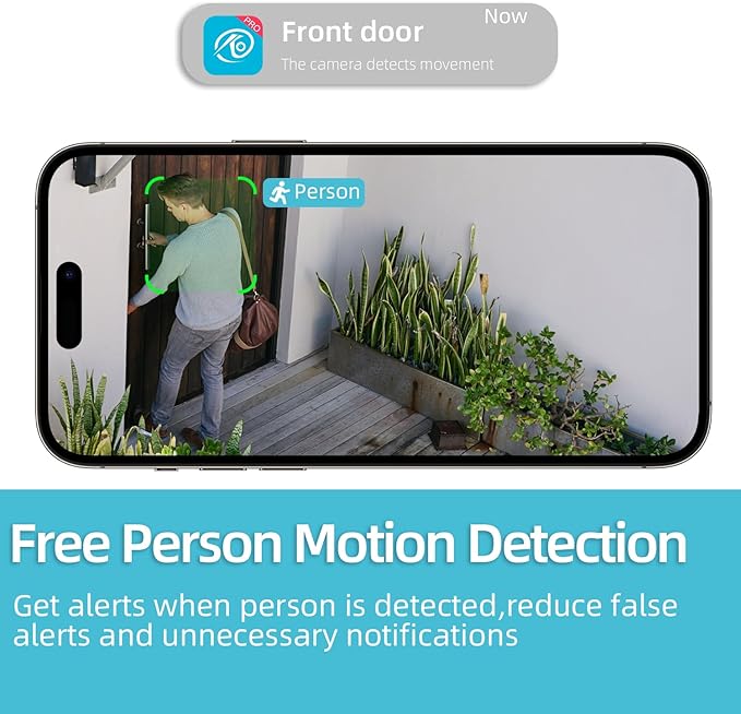 4PC 2.4G/5GHz WiFi Security Cameras Wireless Outdoor,2K Battery Home Security Camera with AI Detection,Siren, Surveillance Indoor Home Camera,Color Night Vision,2-Way Talk,IP65, Cloud/SD,Works Alexa G