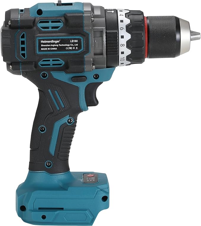 1/2" Brushless Cordless Impact Drill for Makita 18V Battery, 1416 In-lbs (160N.m) Electric Impact Driver Gun, Gyroscope Sensor Anti-Twist Protection