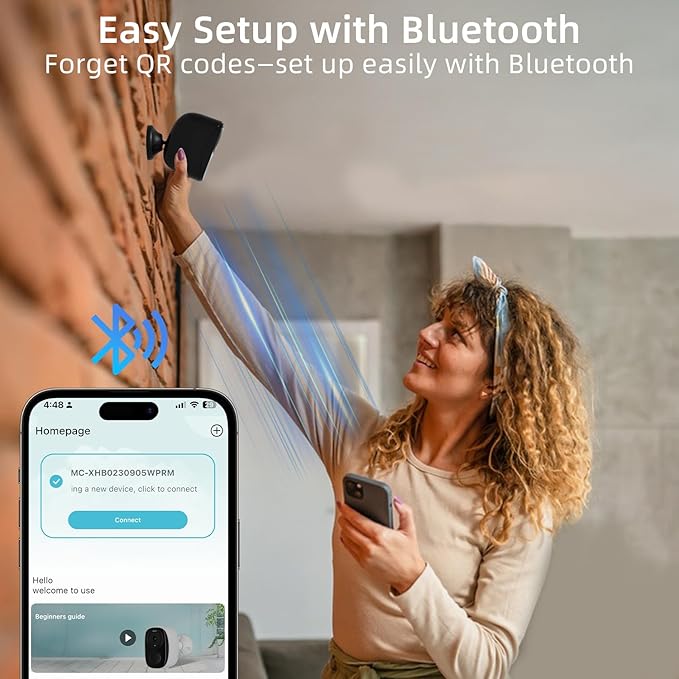 Rraycom 2Pack 5G/2.4G WiFi Security Cameras Wireless Outdoor, 2K Battery Powered Cameras for Home Security with AI Motion Detection, Color Night Vision, Siren, 2-Way-Audio, Works/Alexa,Waterproof
