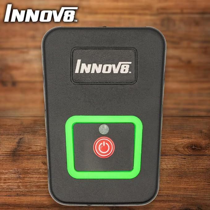 Innov8 50ft Cross Line Class II < 1Mw Laser Level | Precision Measuring | Laser Scale Projection | Adjustable Scale Spacing | Ergonomic Design | DIY or Professional Projects | Compact & Lightweight