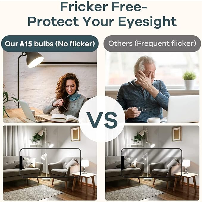 Leools Dimmable E26 Edison Bulb 8W Equal 75 watt Light Bulb AC120V Daylight 4000K Edison Light Bulbs 75 Watt 800LM Tubular T10 led Bulb for Rustic Pendant,Chandeliers,Wall sconces,Vanity 6Pack