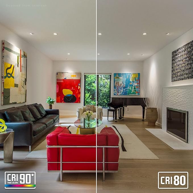 TORCHSTAR 12-Pack 3 Inch Gimbal LED Recessed Light with Junction Box, 7W CRI90+ Dimmable Adjustable Eyeball Canless LED Downlight, 4000K Cool White, Airtight IC, ETL