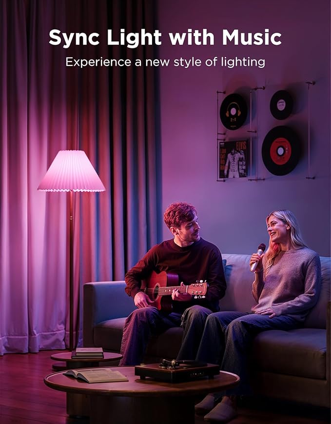 Govee BR30 Smart Light Bulbs, Works with Matter, Alexa and Google Assistant, LED Light Bulb, WiFi RGBWW Color Changing Flood Light Bulbs, Recessed Can Light Bulb, 2.4Ghz only, 850 Lumen, 6 Pack