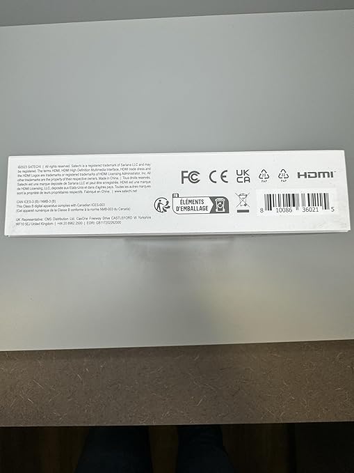 Satechi 8K HDMI 2.1 Cable – Supports 8K @ 60Hz and Ultra High Speed 4K @ 120Hz, 48Gbps – HDMI to HDMI Capable Compatible with iMac Pro, iMac, Mac Mini, MacBook Pro/Air, Windows, and More (6.6 ft/2m)