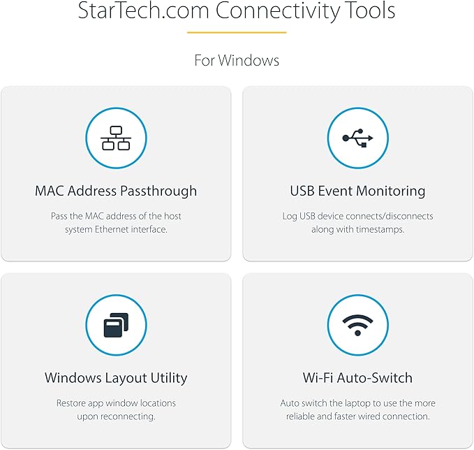 StarTech.com USB-C Docking Station for MacBook Pro M1 M2 M3 M4 and Windows, 4K 60Hz HDMI Video, HDR10, USB 5Gbps Hub, 100W Laptop Charging, GbE