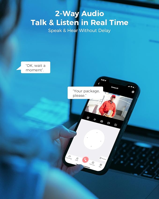 Hiseeu 4K/8MP Wireless Security Camera Outdoor, 5G/2.4G WiFi Pro Camera System for Home Security, 4 Cam-Kit, Color Night Vision, Motion Detection, 2-Way Talk, Expandable 16CH NVR, 1TB, No Subscription