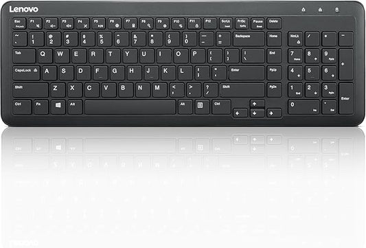 Lenovo 300 Wireless Keyboard, Black