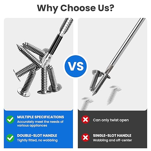 6PCS High Magnetic Drill Bit Set - K5 Impact Resistant Small Screwdriver Set with Anti-Slip Grip, Includes of 25-50-65-75-100-150mm Drill Bits for Electric Screwdriver