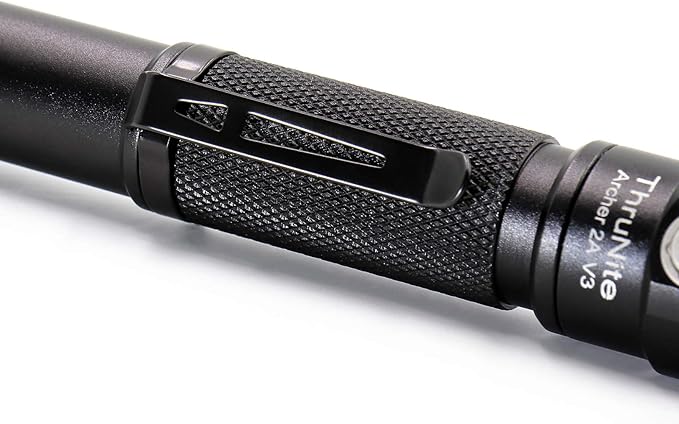 ThruNite LED Flashlight Archer 2A V3, 500 Lumens Mini AA Flashlight with Lanyard, IPX8 Water-Resistant Dual Switch Outdoor Flash Light for Hiking, Camping, Everyday Use, EDC - CW