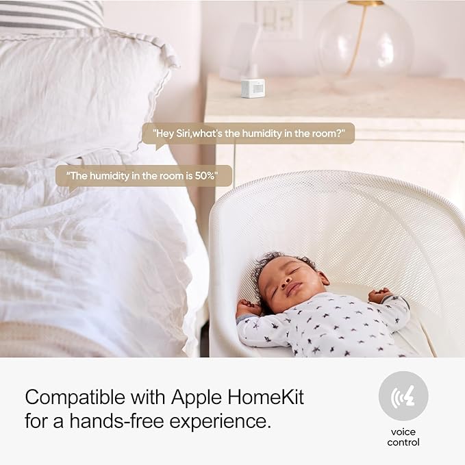 Smart Motion Sensor, Wireless Hygrometer, Thermometer, Works with Apple HomeKit, Smart Home Automation, PIR Motion Detector-Thread ((iOS 17.4 and Above is Required)