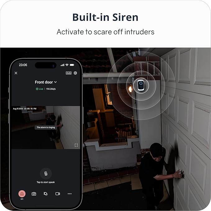 4K Security Cameras Wireless Outdoor/Indoor, Battery Cameras for Home Security, No Monthly Fees, 32G Local Storage, Advanced AI, 5W Solar Panels, Color Night Vision, 2-Way Audio, 2.4Ghz WiFi