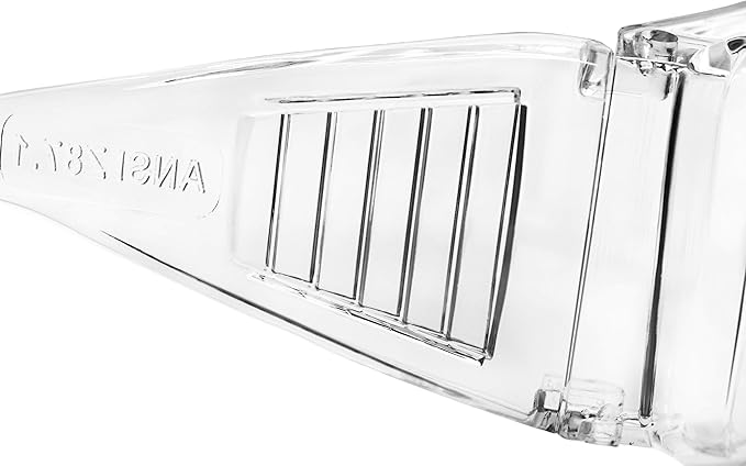 EISCO Vented Safety Glasses - Anti-Fog, Impact Resistant - UV Protection - Sideshield - Fits Over Eyeglasses - Ideal for Labs