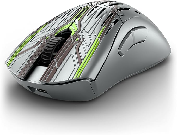 PWNAGE Stormbreaker Max CF Wireless Gaming Mouse 8kHz - 45grams Ultralight Esports Pro Gamer Flawless Professional Xero PAW3950 Optical Sensor 36,000 DPI - 8000Hz -100% PTFE Skates Large Ergo - Ninja