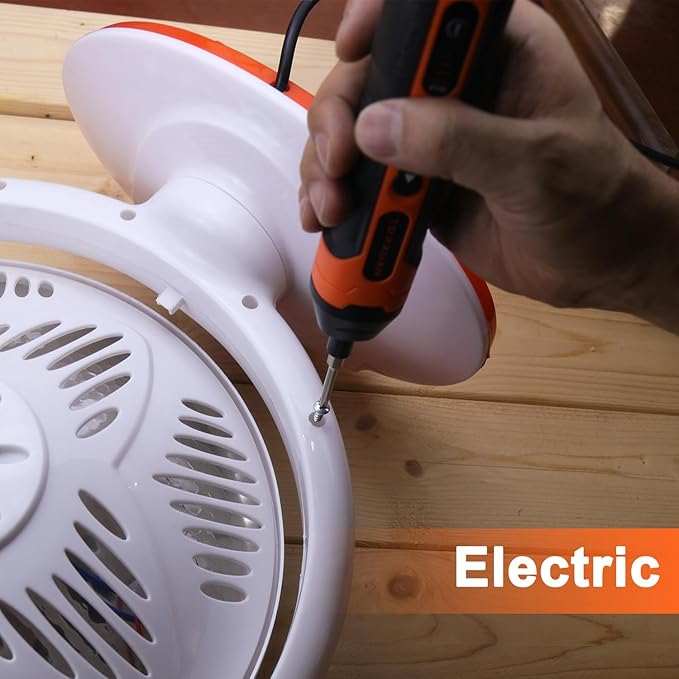 Power Screwdriver,Electric Small Drill,with LED Lights&USB Charging Battery,Speed Adjustable,Electric&Manual,Includes USB Cable&29pcs Bits Set,1 Bit Extender,Carrying Case