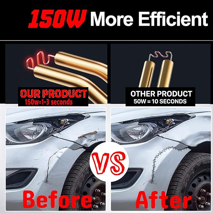 Plastic Welder,2 in 1 Plastic Welding Repair Kit with 1000pcs Hot Staples,2pcs Plastics Welding Rods,knife,Plier, Hot Staples Weld Gun Repair Kit for Car Bumper And Most Plastics(Red)